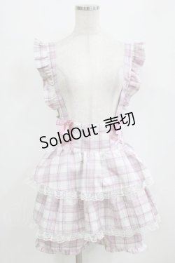 画像1: Ank Rouge / サス付きティアードスカパン M ピンク H-26-01-30-038-CA-SK-NS-ZH