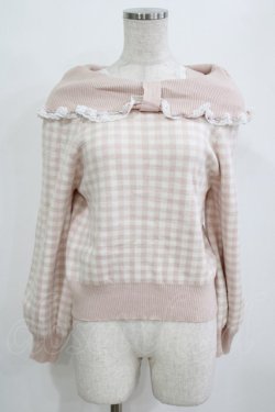 画像1: majoretty / さきまるちゃん/ニットプルオーバー M ピンク H-26-01-30-042-GO-TO-NS-ZH