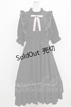 画像1: m petit by misako / NINA'SコラボAMハイショクメローワンピース 4L ブラック H-26-01-30-005-LO-OP-NS-ZH