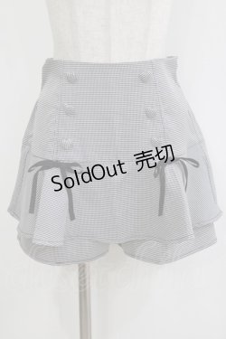 画像1: LilyMerry / もえにゃ/ボタンスカパン M ブラック H-26-01-30-043-PU-SK-NS-ZH