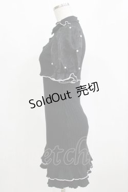 画像2: Ank Rouge / バレエコアカットワンピース M ブラック H-26-01-30-044-CA-OP-NS-ZH