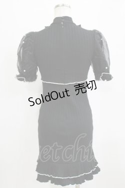 画像3: Ank Rouge / バレエコアカットワンピース M ブラック H-26-01-30-044-CA-OP-NS-ZH