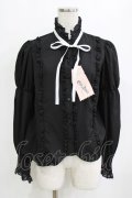 Eri Aino's Collection / シャーロットの水曜日ブラウス L ブラック H-26-01-30-045-PU-BL-NS-ZH