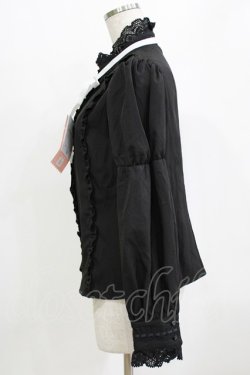 画像2: Eri Aino's Collection / シャーロットの水曜日ブラウス L ブラック H-26-01-30-045-PU-BL-NS-ZH