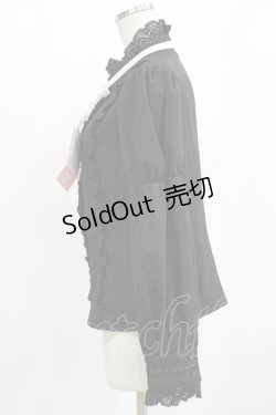 画像2: Eri Aino's Collection / シャーロットの水曜日ブラウス L ブラック H-26-01-30-045-PU-BL-NS-ZH