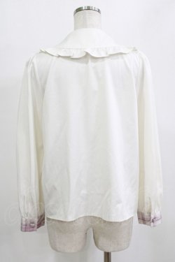 画像3: Ank Rouge / パールリボンブラウス M オフ/ピンク H-26-01-30-047-CA-BL-NS-ZH