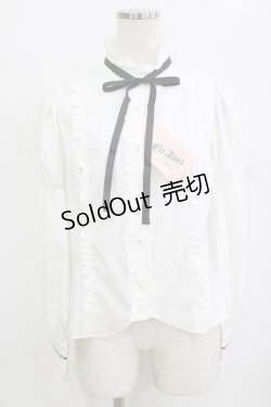画像1: Eri Aino's Collection / シャーロットの水曜日ブラウス M オフ H-26-01-30-048-PU-BL-NS-ZH