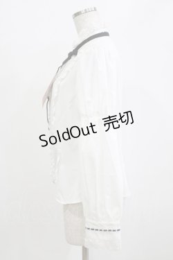 画像2: Eri Aino's Collection / シャーロットの水曜日ブラウス M オフ H-26-01-30-048-PU-BL-NS-ZH