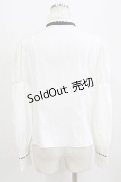 画像3: Eri Aino's Collection / シャーロットの水曜日ブラウス M オフ H-26-01-30-048-PU-BL-NS-ZH