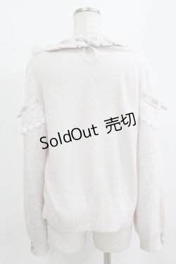 画像3: LIZ LISA / ポンポンリボンレースヨークニットトップス Free ピンク H-26-01-30-051-LO-TO-NS-ZH