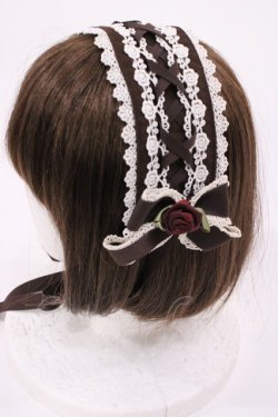 画像2: Innocent World / リバイバル クロスグログランヘッドドレス  ショコラ H-26-01-30-1012-IW-AC-NS-ZH