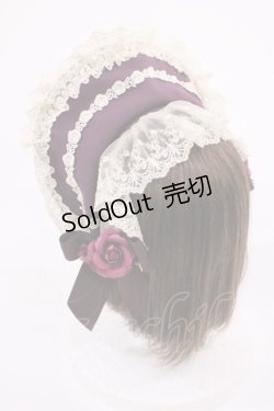 画像2: Innocent World / アニバーサリーボンネット  ボルドー H-26-01-30-1016-IW-AC-NS-ZH