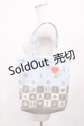 BABY,THE STARS SHINE BRIGHT / チェスアリス〜あの日の私の宝物〜柄トートBag  サックス H-26-01-30-1017-BA-BG-NS-ZH