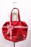Maison de FLEUR / Maison de FLEUR×Misako Aoki/プレゼントリボンボストンバッグ  レッド H-26-01-30-1019-LO-BG-NS-ZH