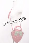 Maison de FLEUR / イチゴショルダーバッグ  レッド H-26-01-30-1020-LO-BG-NS-ZH