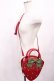 画像1: Maison de FLEUR / イチゴショルダーバッグ  レッド H-26-01-30-1020-LO-BG-NS-ZH (1)