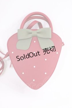 画像2: Maison de FLEUR / イチゴショルダーバッグ  レッド H-26-01-30-1020-LO-BG-NS-ZH