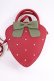 画像2: Maison de FLEUR / イチゴショルダーバッグ  レッド H-26-01-30-1020-LO-BG-NS-ZH (2)