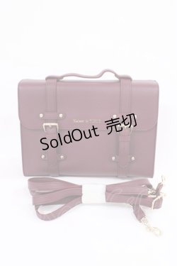 画像1: Maison de FLEUR / サッチェル2WAYリュック  ボルドー H-26-01-30-1022-LO-BG-NS-ZH