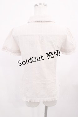 画像2: axes femme / ラメストライプブラウス M ピンク H-26-01-30-1024-AX-BL-NS-ZH