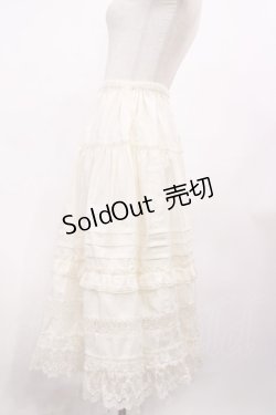 画像2: Innocent World / エドワーディアンペチスカート M アイボリー H-26-01-30-1029-IW-SK-NS-ZH
