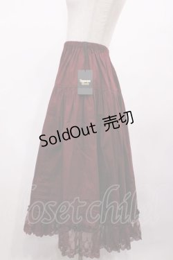 画像2: Innocent World / シャーロットペチスカート M ワイン H-26-01-30-1030-IW-SK-NS-ZH