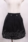 LODISPOTTO / シフォン×レーススカート 1 ブラック H-26-01-30-1035-LO-SK-NS-ZH