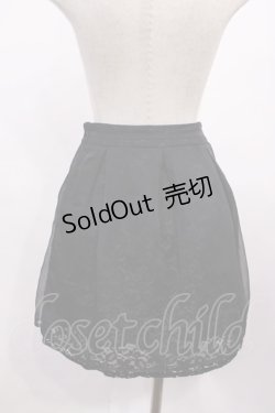 画像2: LODISPOTTO / シフォン×レーススカート 1 ブラック H-26-01-30-1035-LO-SK-NS-ZH