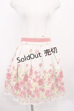 画像1: LODISPOTTO / 花柄スカート S オフ H-26-01-30-1036-LO-SK-NS-ZH