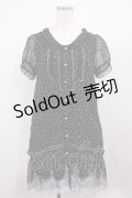 axes femme / ドットシフォンワンピース M 生成り H-26-01-30-1038-AX-OP-NS-ZH