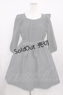 画像1: LODISPOTTO / ベルト付きワンピース M グレー H-26-01-30-1041-LO-SK-NS-ZH