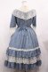 画像3: Innocent World / トワルドジュイ アニバーサリードレス M ブルー×生成/Blue×Beige H-26-01-30-1043-IW-OP-NS-ZH (3)