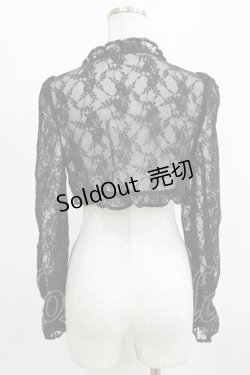 画像3: Ank Rouge / レースカーデ M ブラック H-26-01-30-054-CA-TO-NS-ZH