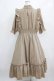 画像3: m petit by misako / NINA'SコラボAMハイショクメローワンピース 4L ベージュ H-26-01-30-006-LO-OP-NS-ZH (3)
