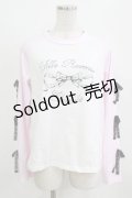 majoretty / まきちゃん/リボンTシャツ M ピンク H-26-01-30-061-GO-TS-NS-ZH