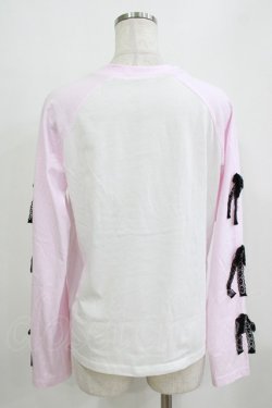 画像3: majoretty / まきちゃん/リボンTシャツ M ピンク H-26-01-30-061-GO-TS-NS-ZH