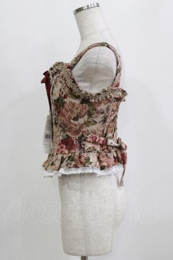 画像2: Victorian maiden / 薔薇ゴブランタペストリーフリルビスチェ Free Bordeaux H-26-01-30-062-CL-JA-NS-ZH