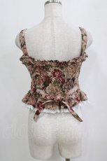 画像3: Victorian maiden / 薔薇ゴブランタペストリーフリルビスチェ Free Bordeaux H-26-01-30-062-CL-JA-NS-ZH (3)