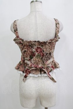 画像3: Victorian maiden / 薔薇ゴブランタペストリーフリルビスチェ Free Bordeaux H-26-01-30-062-CL-JA-NS-ZH