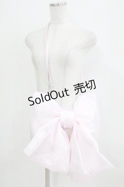 画像1: Lovely Tency / 眞白ありす/リボン2WAYバッグ  ピンク H-26-01-30-064-GO-BG-NS-ZH