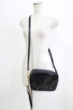 画像1: m petit by misako / ポーチ付きショルダーバッグ  ブラック H-26-01-30-066-LO-BG-NS-ZH