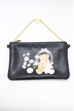 画像2: m petit by misako / ポーチ付きショルダーバッグ  ブラック H-26-01-30-066-LO-BG-NS-ZH