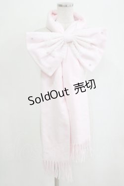 画像1: Alice Mashiro / 眞白ありす/リボンストール  ピンク H-26-01-30-068-PU-ZA-NS-ZH