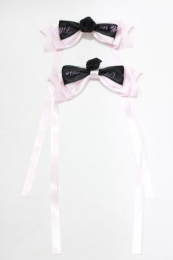 画像2: majoretty / まきちゃん/リボンクリップ  ピンク H-26-01-30-071-GO-AC-NS-ZH