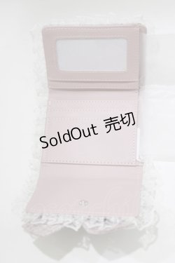 画像2: Ank Rouge / ノベルティ/キラキラツイードミニウォレット  ピンク H-26-01-30-075-CA-ZA-NS-ZH