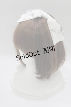 画像1: Ank Rouge / Be mqinチャームカチューシャ  ホワイト H-26-01-30-078-CA-AC-NS-ZH