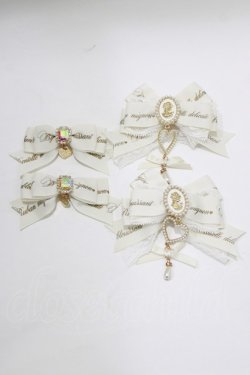 画像1: LIZ LISA / クラシカルカメオ 4つセットヘアクリップ  オフ H-26-01-30-079-LO-AC-NS-ZH