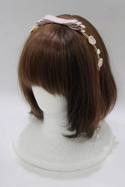 画像1: LIZ LISA / ダイヤレーンビジューカチューシャ  ゴールド H-26-01-30-080-LO-AC-NS-ZH