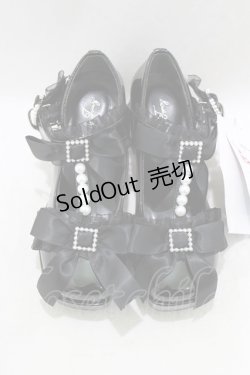 画像1: Lovely Tency / 眞白ありす/MAフリルリボンPLP S ブラック H-26-01-30-082-GO-SH-NS-ZH