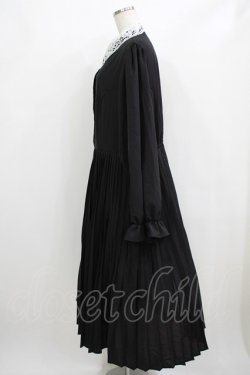 画像2: m petit by misako / AM*レースエリプリーツワンピース 4L ブラック H-26-01-30-011-LO-OP-NS-ZH